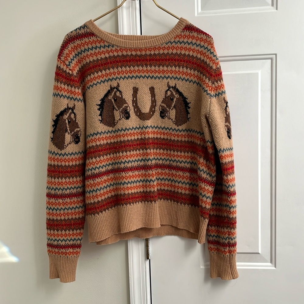 Kiel James Patrick wool Horse Sweater